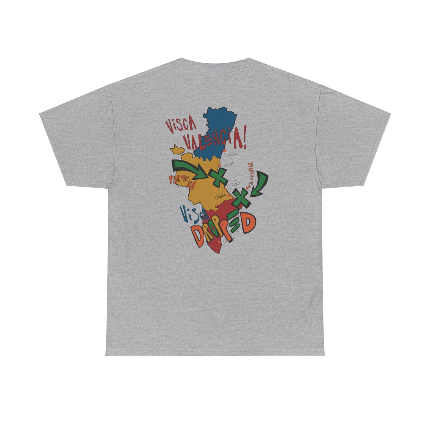 'Dropped Star' Tee - Valencia Retro Streetwear Comfy 90s Heavy Cotton T- shirt