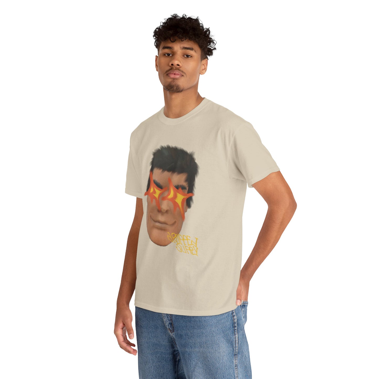 'Action Star' Tee - Vintage Retro Streetwear Comfy 90s Heavy Cotton T- shirt