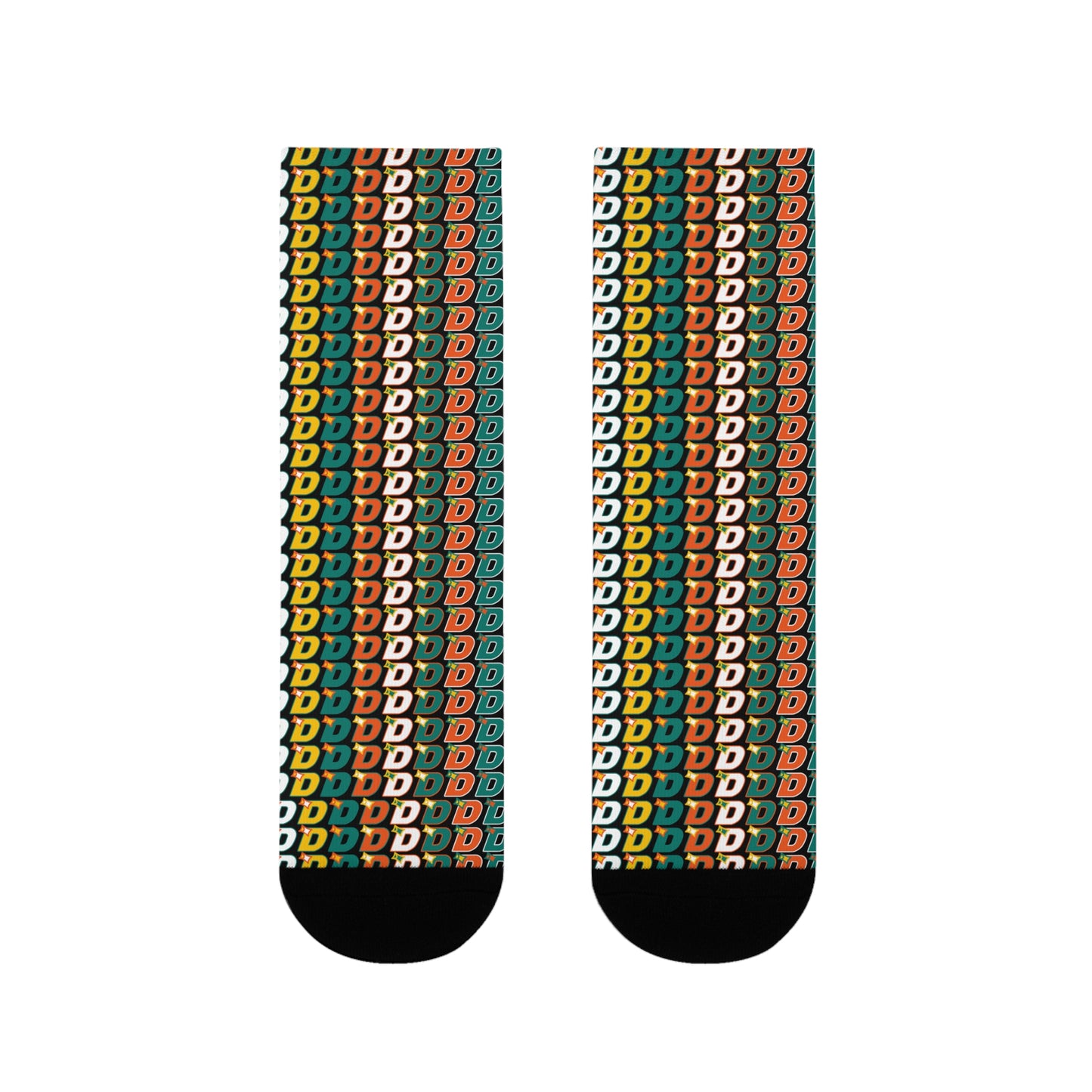 DDDDD - Dropped Retro Sublimation Crew Socks