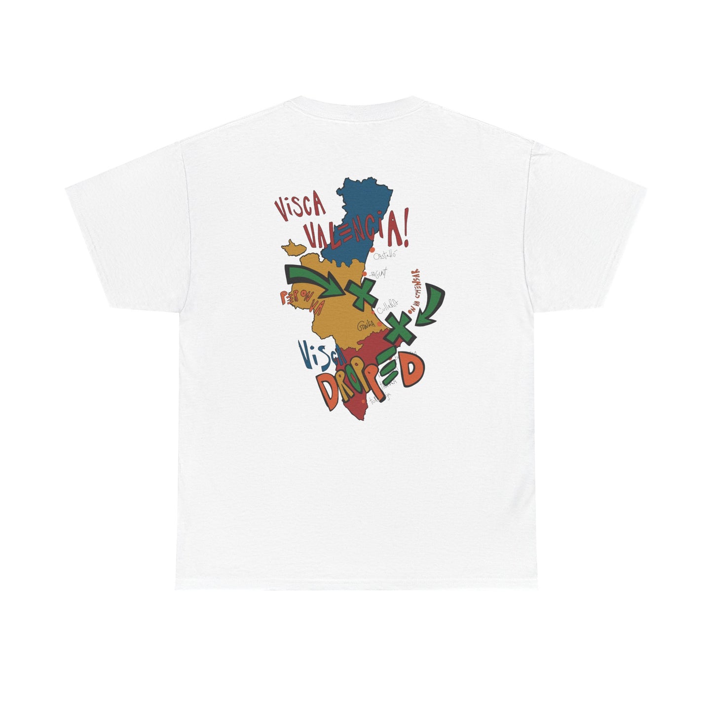 'Dropped Star' Tee - Valencia Retro Streetwear Comfy 90s Heavy Cotton T- shirt