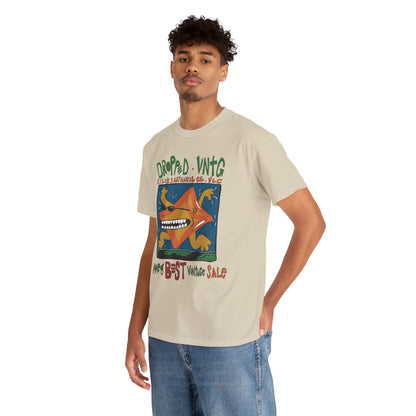 'Dropped Star' Tee - Valencia Retro Streetwear Comfy 90s Heavy Cotton T- shirt