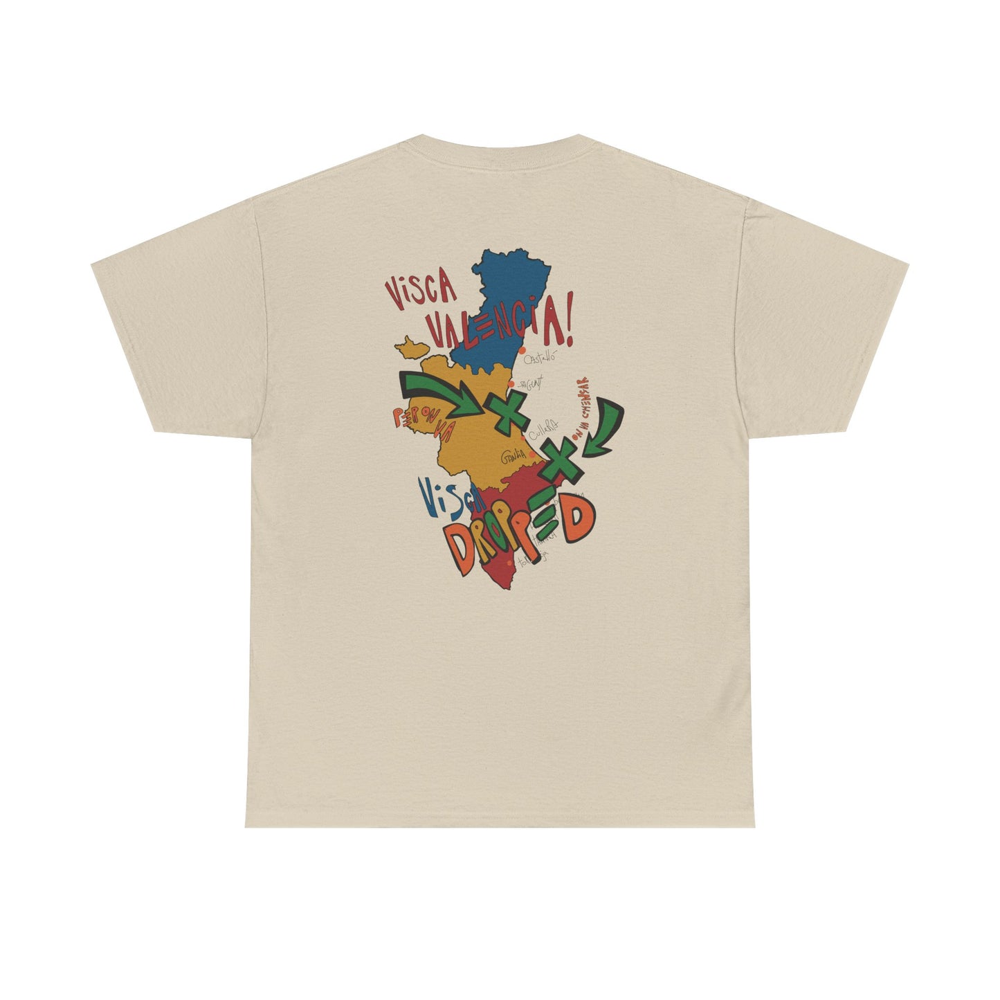 'Dropped Star' Tee - Valencia Retro Streetwear Comfy 90s Heavy Cotton T- shirt