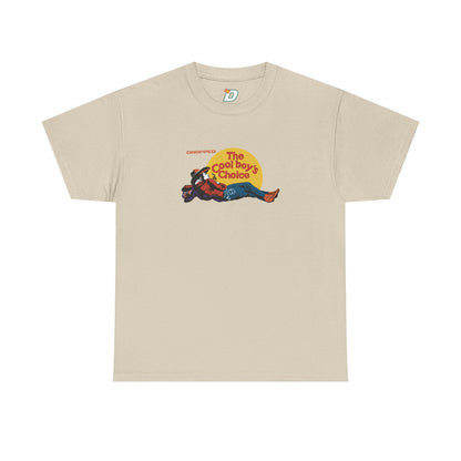'Cool Boy's Choice' Tee - Dropped Retro Streetwear Comfy 90s Heavy Cotton T- shirt