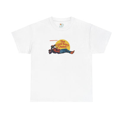 'Cool Boy's Choice' Tee - Dropped Retro Streetwear Comfy 90s Heavy Cotton T- shirt