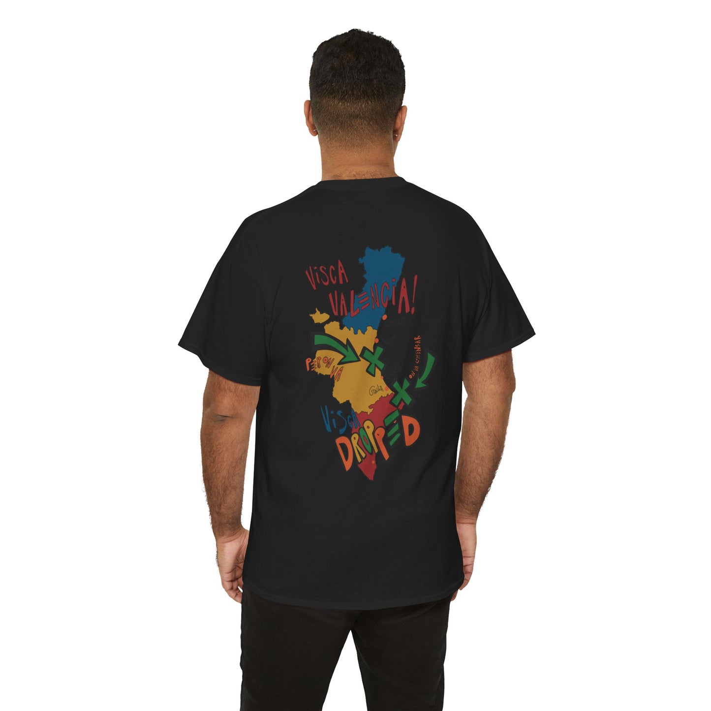 'Dropped Star' Tee - Valencia Retro Streetwear Comfy 90s Heavy Cotton T- shirt